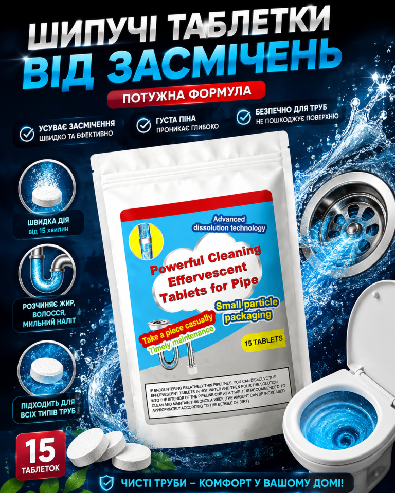 Шипучі Таблетки від Замічень